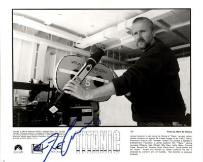 Lot #740 James Cameron Signed Photograph - Image 1