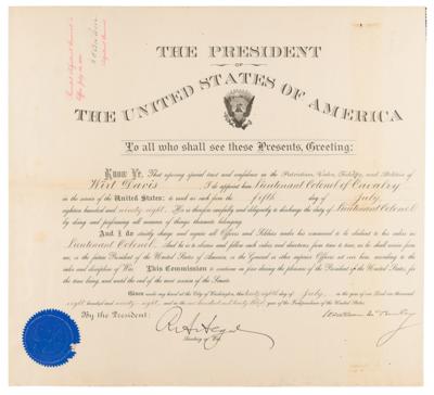 Lot #121 William McKinley Document Signed as President - Appointment for a Storied Civil War Officer - Image 1