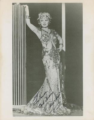 Lot #853 Mae West Signed Photograph