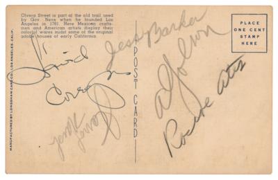 Lot #778 Al Jolson and Actors Signatures - Image 1
