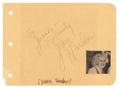 Lot #767 Jean Harlow Signature and Wedding Reception Invitation - Image 2