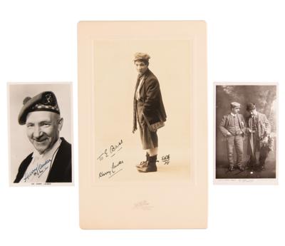 Lot #788 Harry Lauder (3) Signed Photographs - Image 1