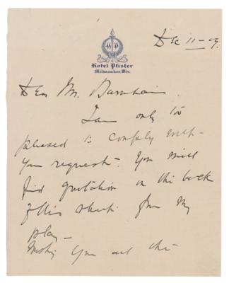 Lot #737 Billie Burke Autograph Letter Signed - Image 1