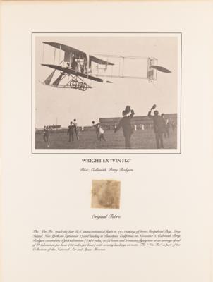 Lot #517 Smithsonian Air & Space Museum Relic Prints (9) with Wright Bros. and Amelia Earhart - Image 6