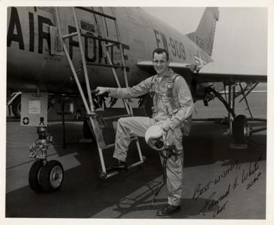 Lot #581 Edward H. White II Signed Photograph - Image 1