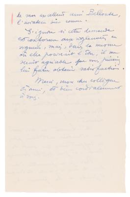 Lot #320 Jean Moulin Handwritten Draft Letter and Autograph Note Signed - Image 3