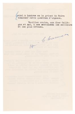 Lot #320 Jean Moulin Handwritten Draft Letter and Autograph Note Signed - Image 5