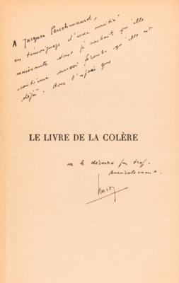 Lot #320 Jean Moulin Handwritten Draft Letter and Autograph Note Signed - Image 6