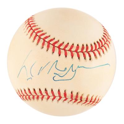 Lot #205 Dalai Lama Signed Baseball