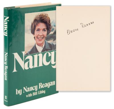 Lot #137 Nancy Reagan Signed Book - Nancy