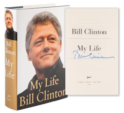 Lot #64 Bill Clinton Signed Book - My Life