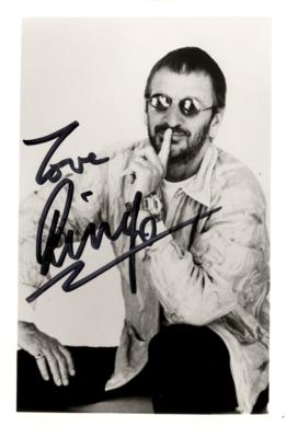 Lot #652 Beatles: Ringo Starr Signed Photograph