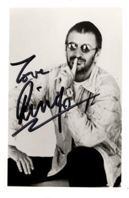 Lot #652 Beatles: Ringo Starr Signed Photograph - Image 1