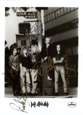 Lot #668 Def Leppard Signed Photograph - Image 1