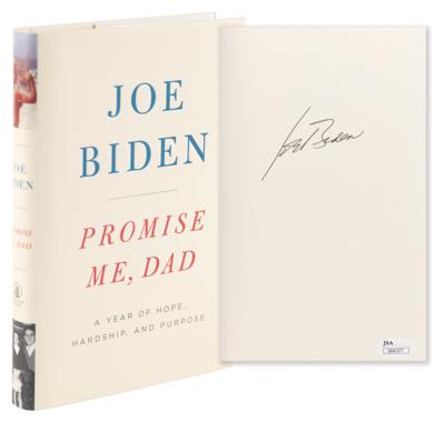 Lot #39 Joe Biden Signed Book - Promise Me, Dad
