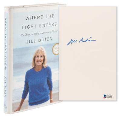Lot #38 Jill Biden Signed Book - Where the Light