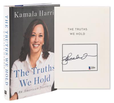 Lot #89 Kamala Harris Signed Book - The Truths We Hold - Image 1