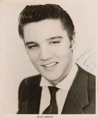 Lot #621 Elvis Presley Signed Photograph -