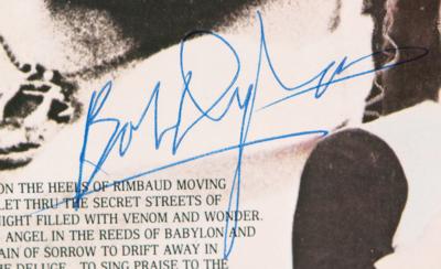 Lot #617 Bob Dylan Signed Album - Desire - Image 3