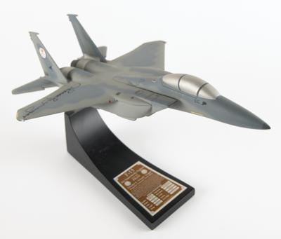 Lot #528 Chuck Yeager Signed McDonnell Douglas F-15 Eagle Model - Image 2