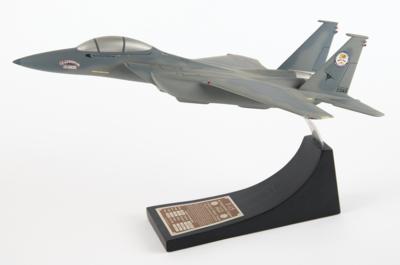 Lot #528 Chuck Yeager Signed McDonnell Douglas F-15 Eagle Model - Image 3