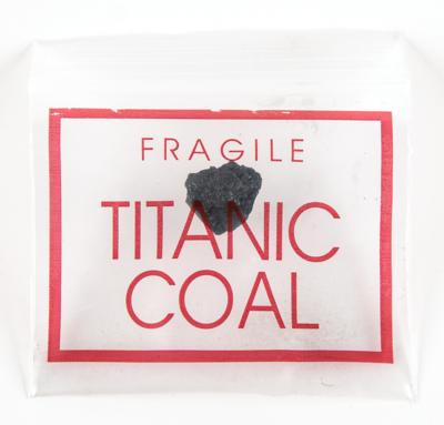Lot #361 Titanic: Coal Piece Recovered from Wreck