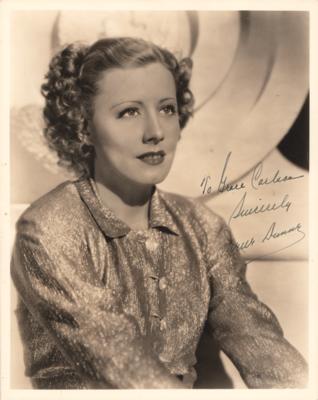 Lot #758 Irene Dunne Signed Photograph - Image 1