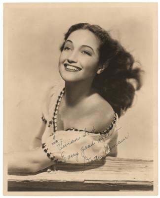 Lot #786 Dorothy Lamour Signed Photograph