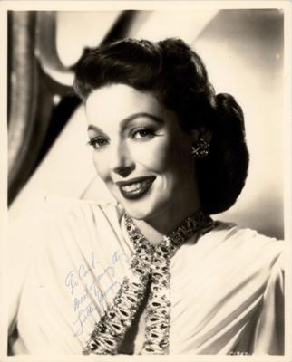 Lot #866 Loretta Young Signed Photograph - Image 1