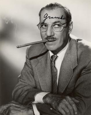 Lot #799 Groucho Marx Signed Photograph - Image 1