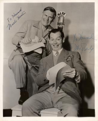 Lot #727 Milton Berle and Walter Huston Signed Photograph - Image 1