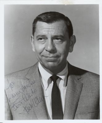 Lot #851 Jack Webb Signed Photograph - Image 1