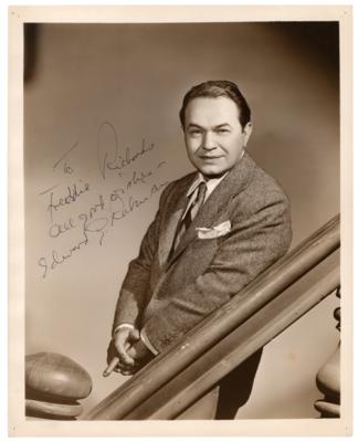 Lot #828 Edward G. Robinson Signed Photograph - Image 1