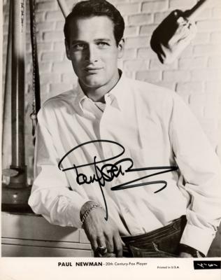 Lot #806 Paul Newman Signed Photograph