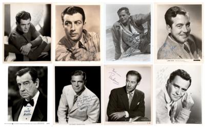 Lot #790 Leading Men (8) Signed Photographs - Image 1