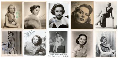 Lot #789 Leading Ladies (10) Signed Photographs