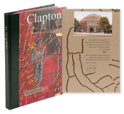 Lot #659 Eric Clapton Signed Limited Edition Book