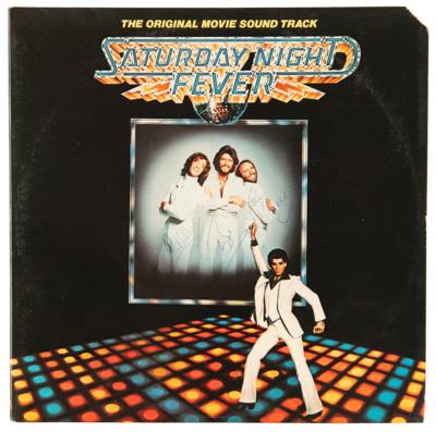 Lot #654 Bee Gees Signed Album - Saturday Night Fever Movie Soundtrack - Image 1