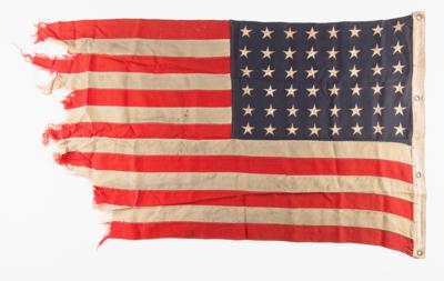 Lot #383 Normandy Invasion Flag from the USS Burnett County (LST-512) - Image 3