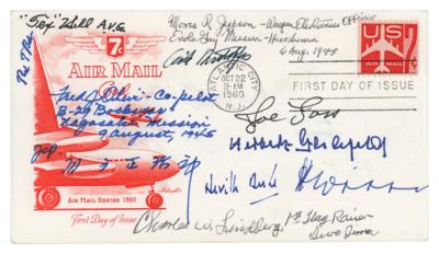 Lot #477 World War II Heroes Multi-Signed (10) FDC