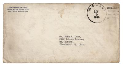 Lot #457 Chester Nimitz Typed Letter Signed - Two Days After the Surrender of Japan - Image 2