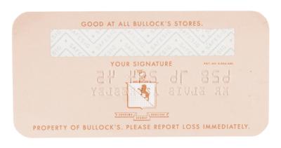 Lot #690 Elvis Presley's Bullock's Credit Card - Image 2