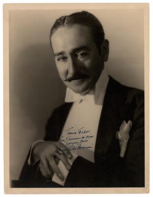 Lot #802 Adolphe Menjou Signed Photograph by