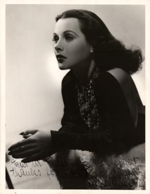 Lot #785 Hedy Lamarr Signed Photograph