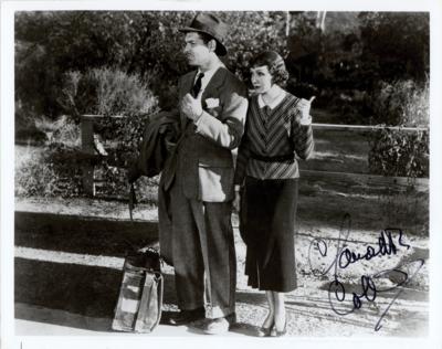 Lot #744 Claudette Colbert Signed Photograph - Image 1