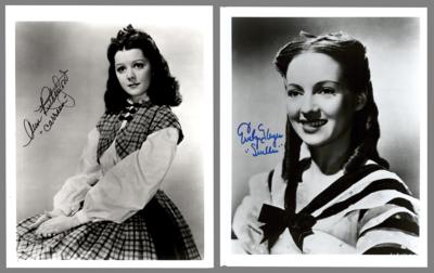 Lot #762 Gone With the Wind: Ann Rutherford and Evelyn Keyes (2) Signed Photographs - Image 1