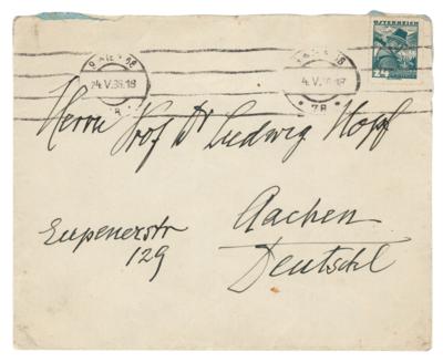 Lot #227 Sigmund Freud Autograph Note Signed - Image 2