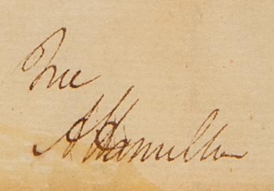 Lot #176 Alexander Hamilton Signed Free Frank to Jedediah Huntington - Image 3