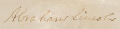 Lot #14 Abraham Lincoln Document Signed as President, Appointing a Commissary of Subsistence of Volunteers (1863) - Image 3