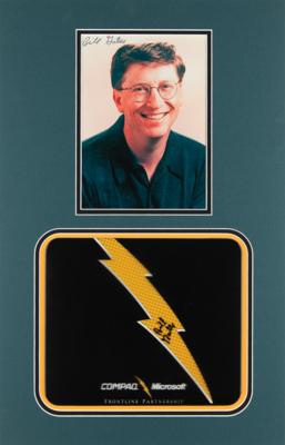 Lot #283 Bill Gates Signed Mouse Pad